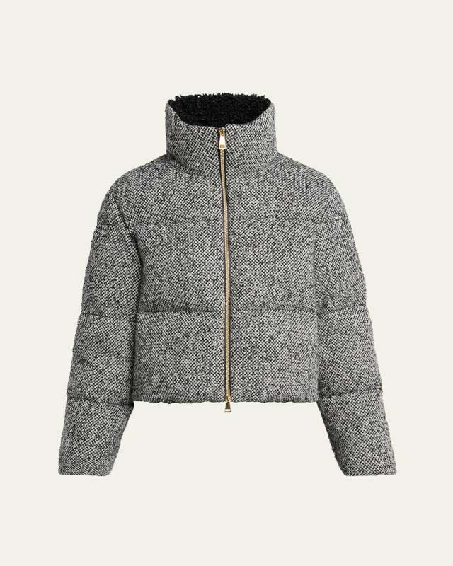 Brezesse Wool-Blend Short Down Jacket